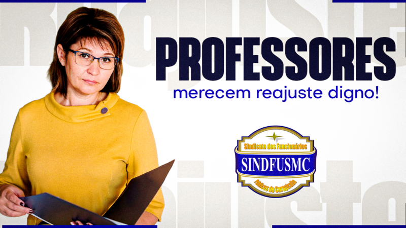 SINDFUSMC na luta pelo reajuste de 23,5% para os Professores municipais de Carapicuíba